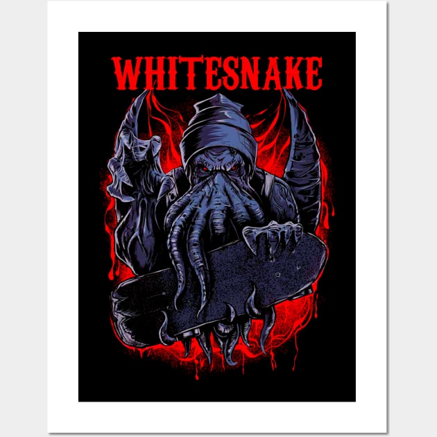 WHITESNAKE BAND DESIGN Wall Art by Rons Frogss